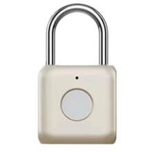 Cadeado Inteligente com Impressão Digital, Cadeado Inteligente Sem Chave com Impressão Digital e Suporte para Carregamento USB