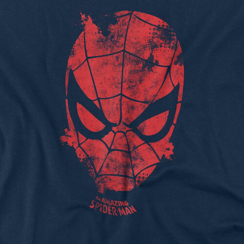 Marvel (L, Navy) Marvel Unisex Adult Webhead T-Shirt 2