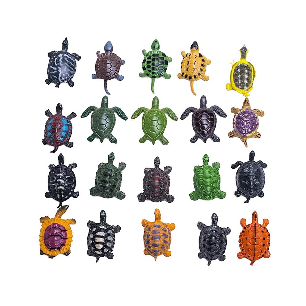 Photos - Action Figures / Transformers Tortoise Statue Turtle Figurines Miniature Figurines 20Pcs Realistic Turtle Statue Home Decor Kids Favor Decorations