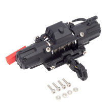 Metal Double Motor Simulated Winch for 1/10 RC Crawler Car Axial SCX10 TRX4 D90 KM2 Upgrade Parts Accessories