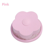 (Pink)Sacs Filtrants Filet en Forme de Prune Machine à Laver Lave-linge Flottant Capuche Cheveux