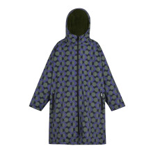(9-13 Years, Blue/Dark Olive) Regatta Childrens/Kids Orla Kiely Spotted Changing Robe