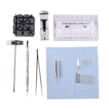 Watch Band Strap Tool Kit,98 In 1 Link Remover,Spring Bar Tool With Extra 72Pcs Pins,15Pcs Cotter Pin,1Pcs Holder,1Pcs Hammer,1Pcs Tweezers,1Pcs