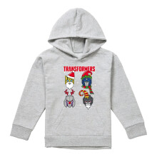 (7-8 Years, Athletic Heather) Transformers Childrens/Kids Robot Santa Hoodie