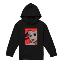 (7-8 Years, Black) Disney Princess Childrens/Kids Mermaid Era Hoodie