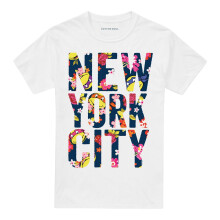 (3XL, White) Teenage Mutant Ninja Turtles Unisex Adult New York City Faces T-Shirt