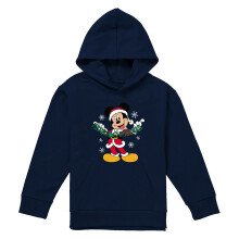 (9-11 Years, Navy) Disney Childrens/Kids Merry Christmas Mickey Mouse Hoodie