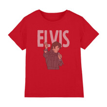 (12-13 Years, Red) Elvis Presley Childrens/Kids 68 Special T-Shirt