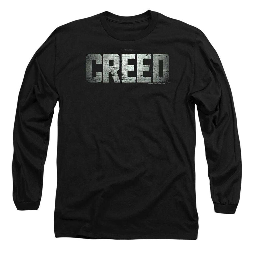 Creed (Xxl, ) Unisex Adult Logo Long-Sleeved T-Shirt Black