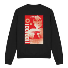 (L, Black) Star Trek Unisex Adult The Next Generation Season 1 Episode 15 Sweatshirt