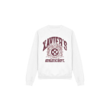 (XL, White) Marvel Unisex Adult X-Men Athletic Dept Professor X Sweatshirt
