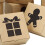 Conjunto de 60 Caixas de Biscoitos para Padaria de Papelão  4X4X2,5 Polegadas e - Automático para Biscoitos de Natal, Biscoitos, Brownies, 4