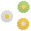 Flower Coasters Beverage Coasters Non-Slip Insulation Pads Table Mats Kitchen Accessories Coasters 1