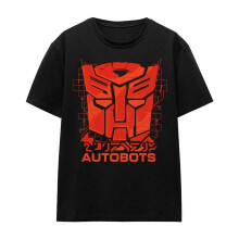 (XXL, Black) Transformers Womens/Ladies Generations Tech Autobot Icon Logo T-Shirt