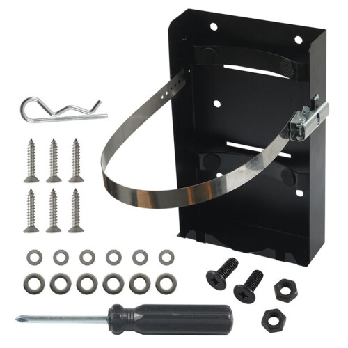 Kits de Suporte de Montagem de Tanque de Propano de Aço 10LB Garrafa 9 Polegadas Diâmetro Suporte para Veleiro RV Trailer