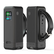 For Prime 250W Power Bank Silicone Case Portable Carrying Travel Case Storage Holder with TF/SIM Card Storage A