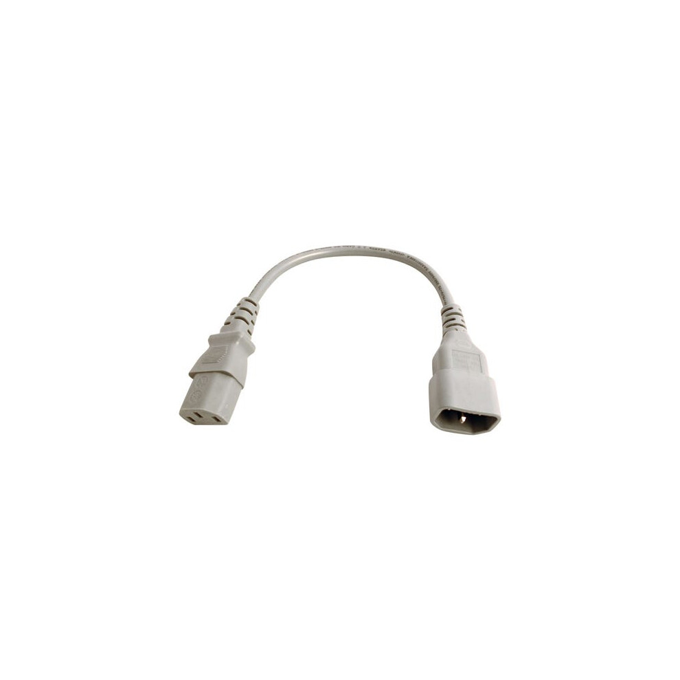 Cablenet 1M C14 - C13 Pvc 0.75Mm Power Lead Grey 5056750307031