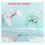 Silicone Cartoon Theme Cat Ear Handle Protective Cover for PS5 Controller Protective Cover with Joystick Cap White 4