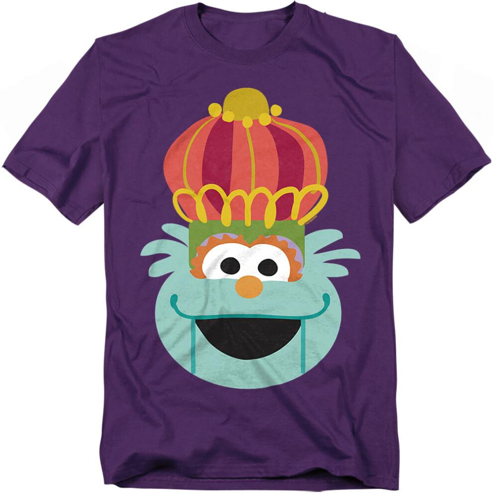 Sesame Street (Xl, ) Unisex Adult Rosita Nutcracker Christmas T-Shirt Purple