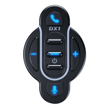 Novo DX1 Motorcycle Handle Controller Controlador de Fone de Ouvido Sem Fio À Prova D'Água para Motocicleta Controle de Voz