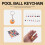 Colorful Billiard  Keychain Set 48 Pcs, Magic Key Chain Balls Eightball Billar Billiards Chains Accessories 8