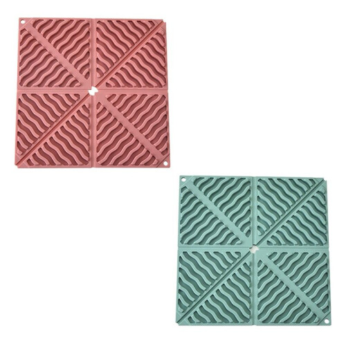 Folding Placemats, Insulation Mats, Tableware Coasters Portable Household Storage Placemats Kitchen Gadgets A
