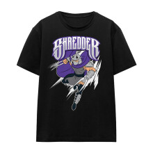 (M, Black) Teenage Mutant Ninja Turtles Womens/Ladies Thrust Shredder T-Shirt