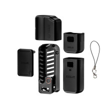 STARTRC Silicone Protective Cover for  Osmo Pocket 3 Anti-Scratch Threaded Handle Protective for Pocket 3 Accessory Black
