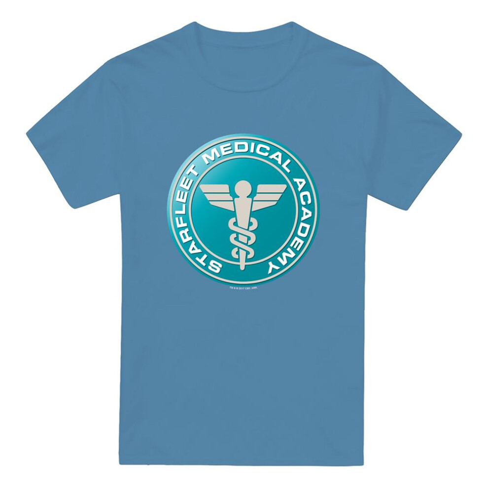 Star Trek (Xl, Carolina ) Mens Medical T-Shirt Blue