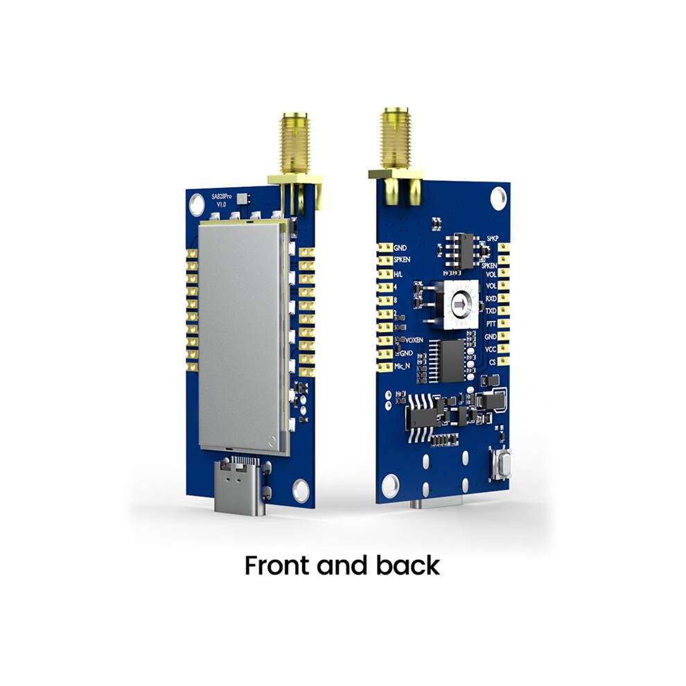 Rf Voice Module SA828Pro Walkie Talkie Module 1.5W Voice & Data RF Transceiver with ...