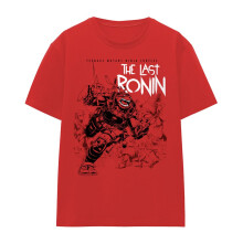 (S, Red) Teenage Mutant Ninja Turtles Womens/Ladies Charging Ronin T-Shirt