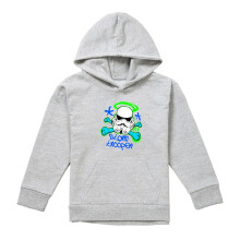 (7-8 Years, Athletic Heather) Star Wars Childrens/Kids Stencil Heather Hoodie