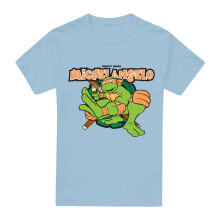 (XXL, Light Blue) Teenage Mutant Ninja Turtles Mens Party Dude Michelangelo T-Shirt