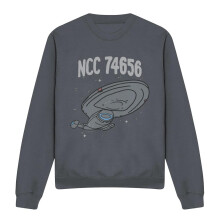 (XL, Black) Star Trek Unisex Adult The Intrepid Class Sweatshirt