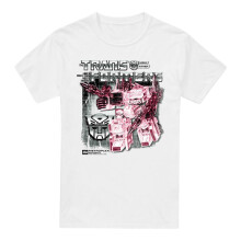 (4XL, White) Transformers Mens Metropplex Box 40th T-Shirt