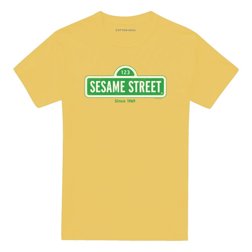 Sesame Street (S, Banana Yellow) Unisex Adult Since 1969 T-Shirt