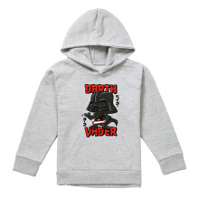 (9-11 Years, Athletic Heather) Star Wars Childrens/Kids Darth Vader Kawaii Heather Hoodie