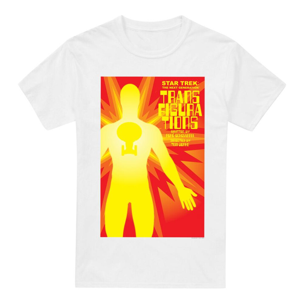 Star Trek (4Xl, ) Mens The Next Generation Season 3 Episode 25 T-Shirt White