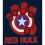 Captain America (5-6 Years, Navy) Captain America Childrens/Kids Red Hulk Shield Pull Over Hoodie 4