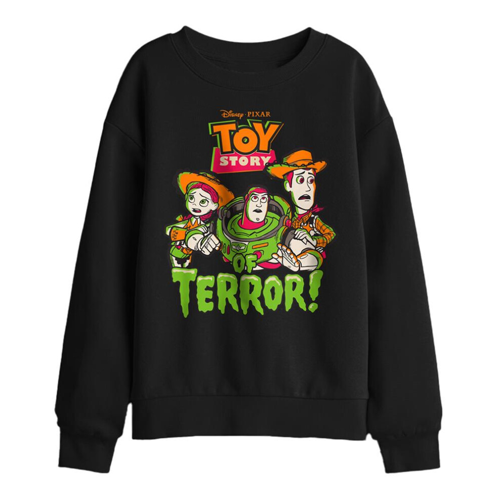 Toy Story (5-6 Years, ) Childrens/Kids Group Terror Sweatshirt Black