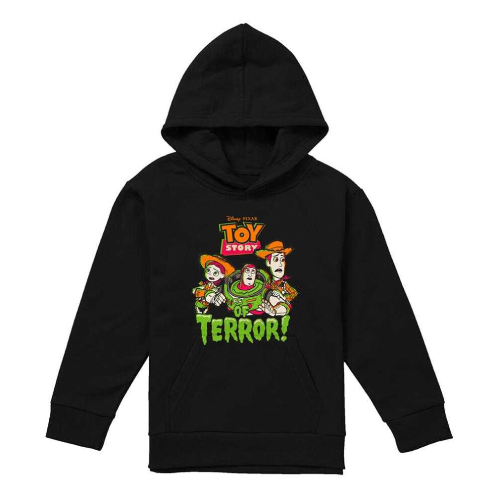 Toy Story (12-13 Years, ) Childrens/Kids Group Terror Hoodie Black