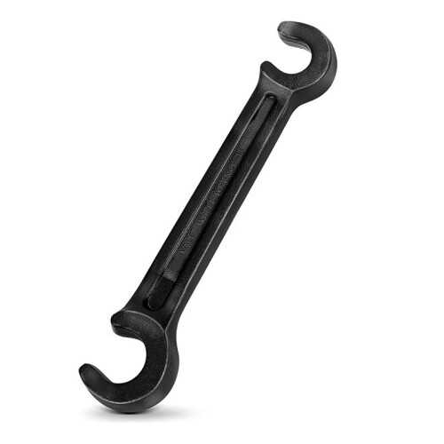 Chave de Roda de Válvula de Ponta Dupla, Aço Fundido, Chave de Roda de Válvula Manual, Ferramenta de Abertura e Fechamento de 10 Polegadas (11/16