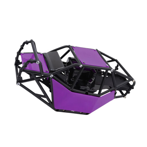 Impact Resistant Roll Shell Protection Frame For SCX10 Remote Control Crawlers Purple