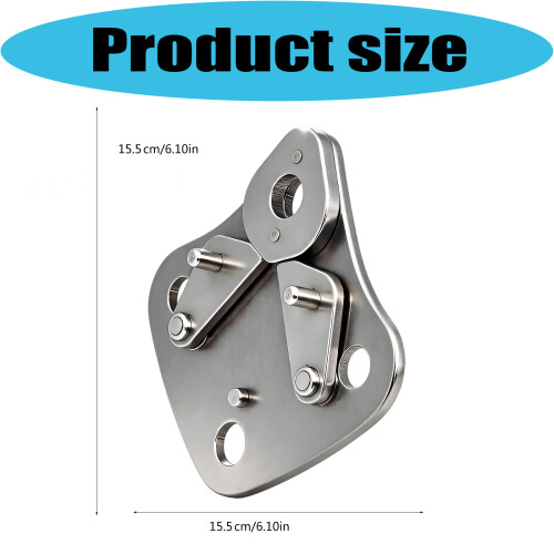 Innovative Continuous Plate Rock Climbing Safety Device for Climbing 2