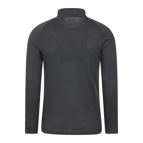 (L, Charcoal) Mountain Warehouse Mens Talus Base Layer Top (Pack of 2) 2