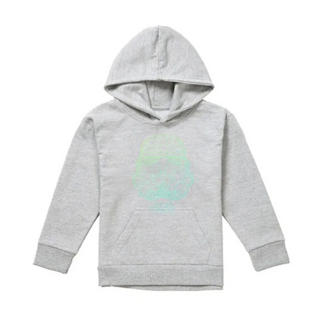 Star Wars (5-6 Years, Athletic Heather) Childrens/Kids Trooper Grid Heather Hoodie