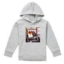 (7-8 Years, Athletic Heather) Star Wars Childrens/Kids Christmas Carols Darth Vader Hoodie