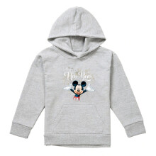 (9-11 Years, Athletic Heather) Disney Childrens/Kids Mickey Mouse Firework Heather Hoodie