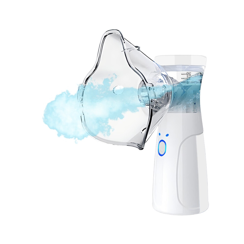 Stoyotu White (White) Portable Nebulizer Humidifier Medical Silent Mesh Nebulizer Handheld Asthma Inhaler Atomizer Children Health Care Or Oximeter