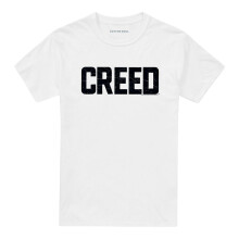 (5XL, White) Creed Unisex Adult Cracked Logo T-Shirt